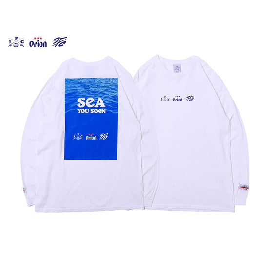 I.F.C×ORION×SFC SeA YOU SOON L/S TEE （カラー：ホワイト）