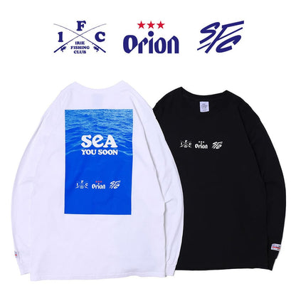 I.F.C×ORION×SFC SeA YOU SOON L/S TEE （カラー：ブラック）