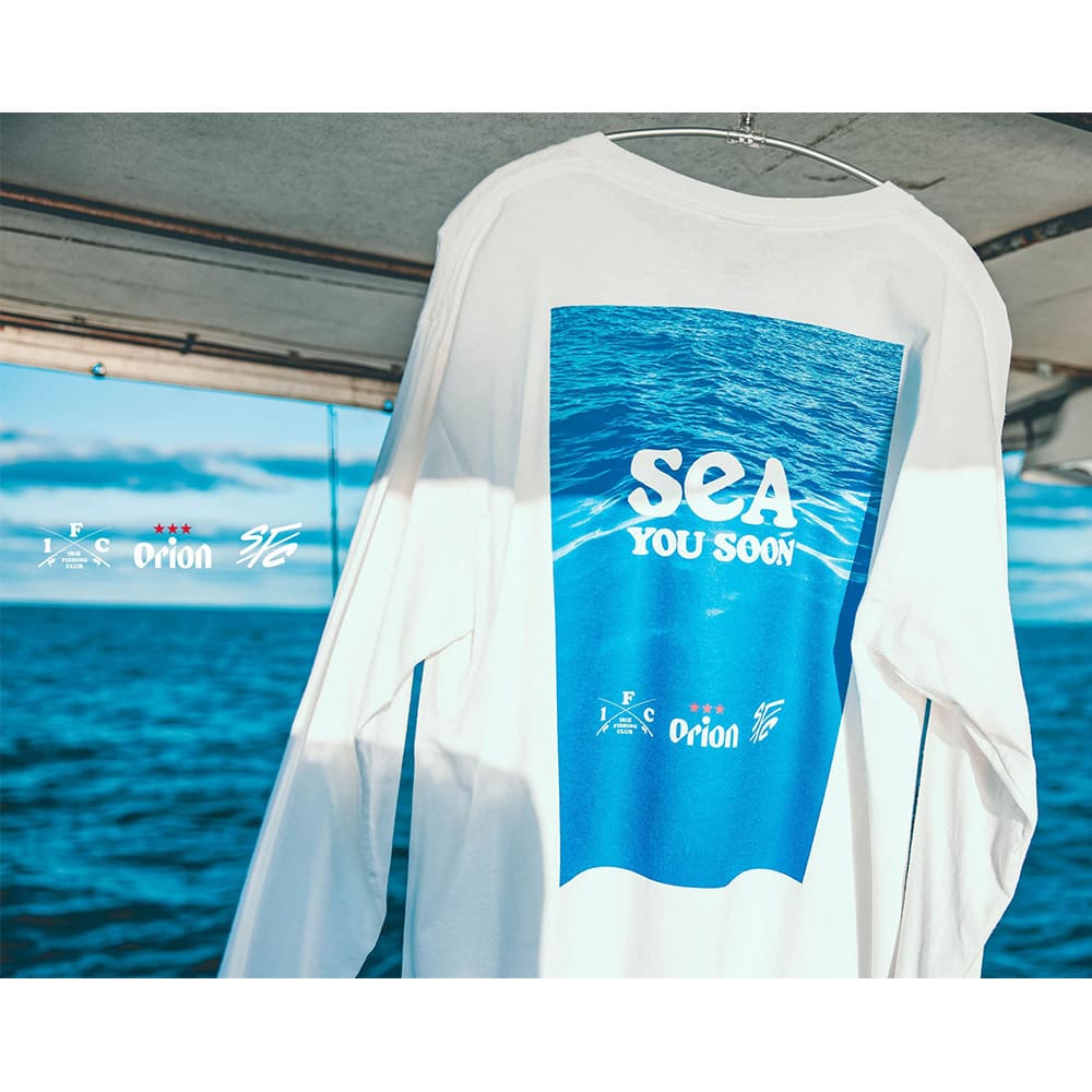 I.F.C×ORION×SFC SeA YOU SOON L/S TEE （カラー：ホワイト）
