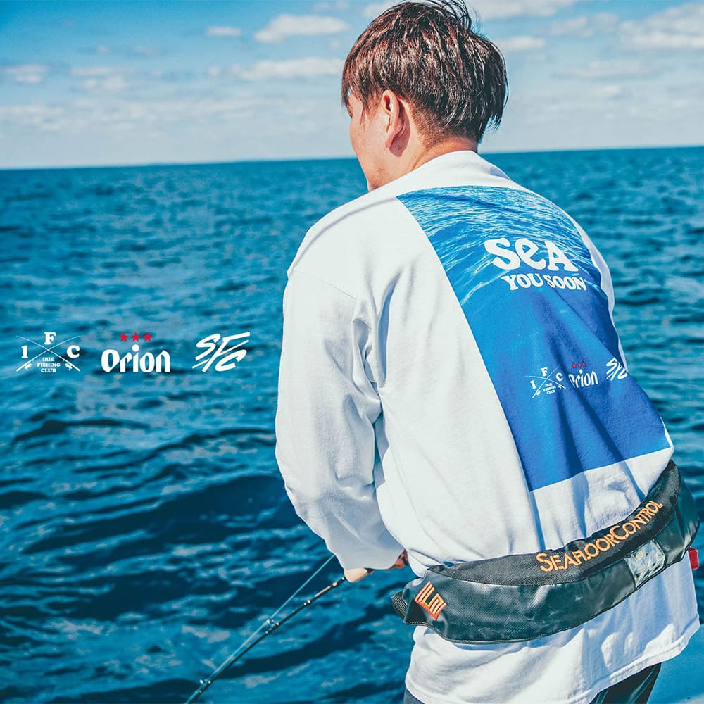 I.F.C×ORION×SFC SeA YOU SOON L/S TEE （カラー：ホワイト）
