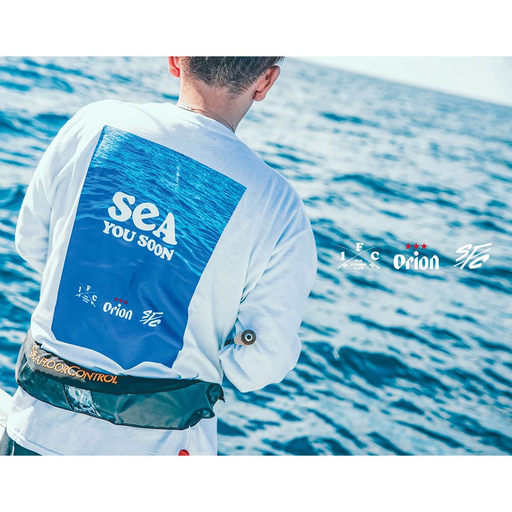 I.F.C×ORION×SFC SeA YOU SOON L/S TEE （カラー：ホワイト）