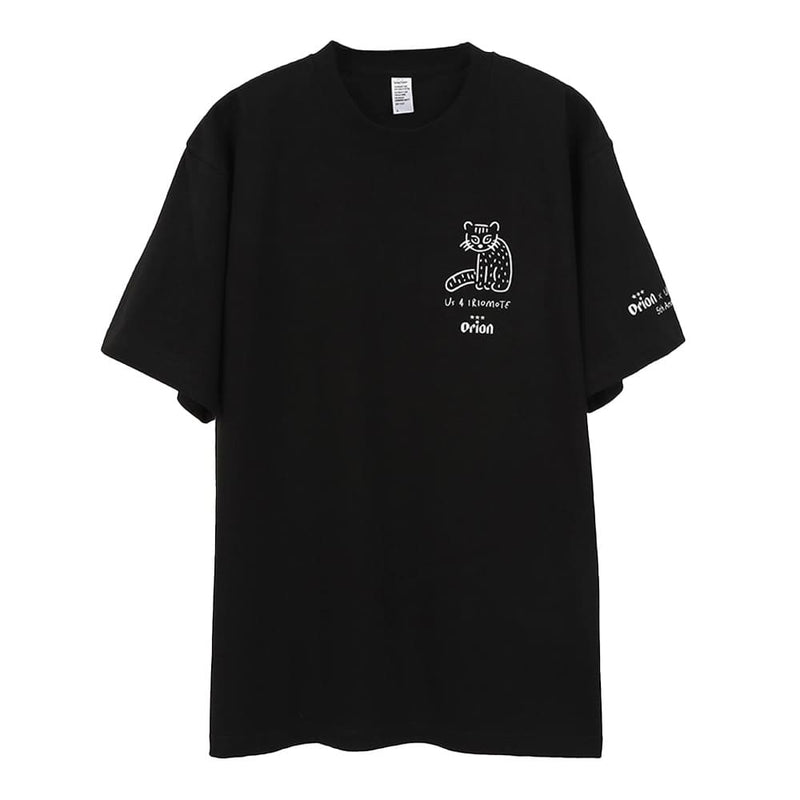 イリオモテヤマネコTシャツ Us 4 IRIOMOTE 5th anniversary（ブラック）