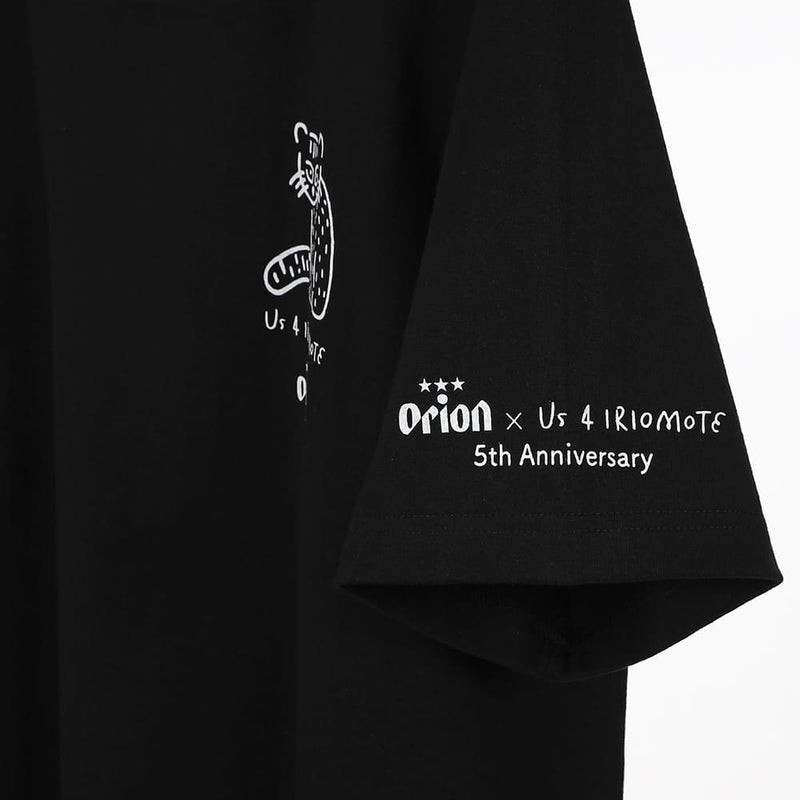イリオモテヤマネコTシャツ Us 4 IRIOMOTE 5th anniversary（ブラック）