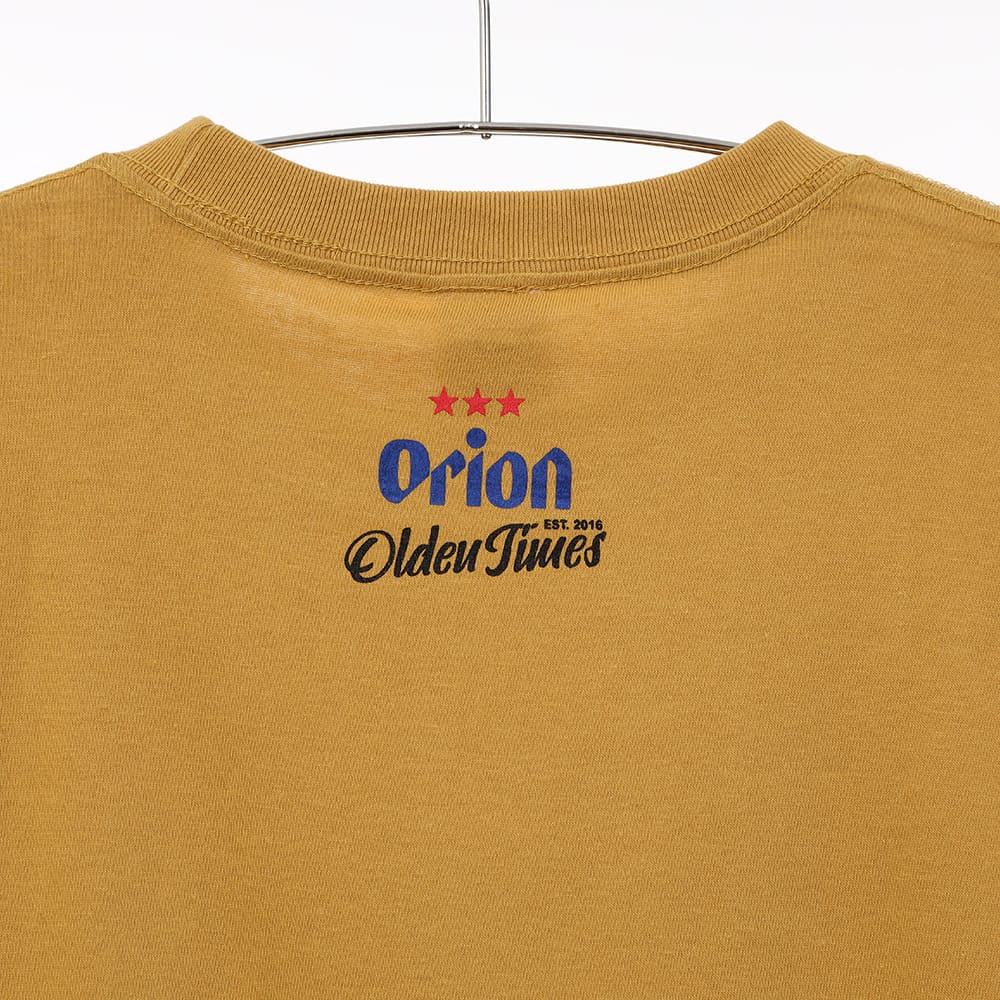 【ORION×OLDENTIMES】2024夏 那覇桜坂Tシャツ　カラー：ヘイジーイエロー