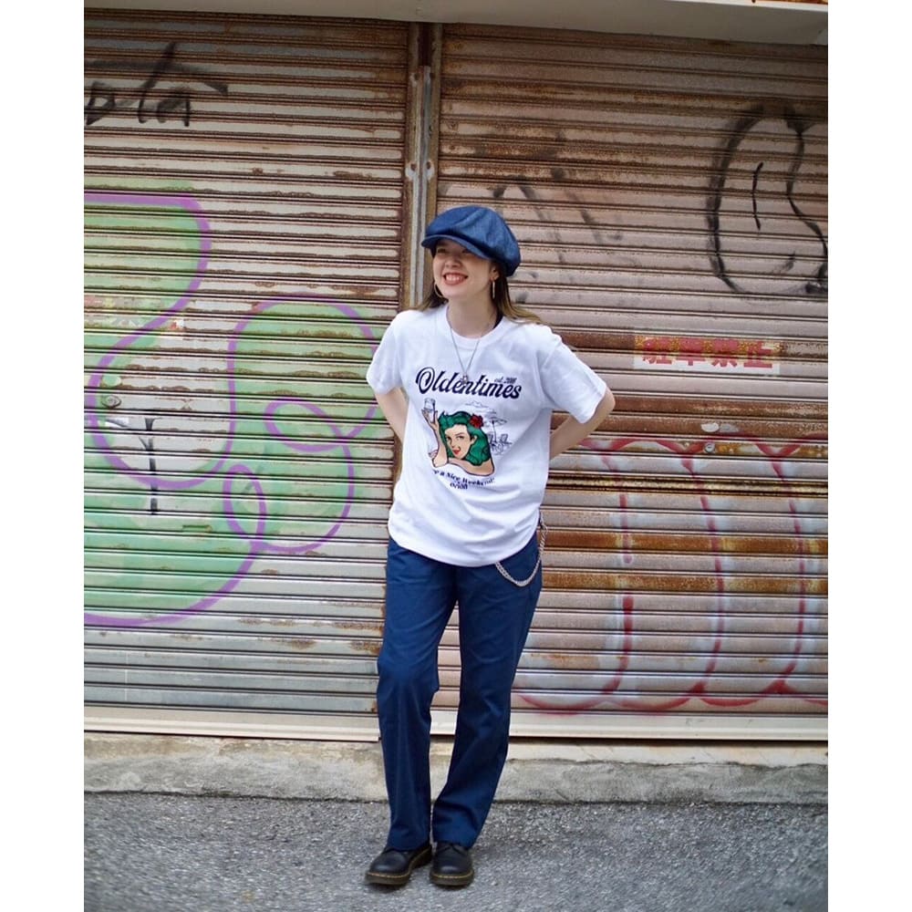 【ORION×OLDENTIMES】2024夏 那覇桜坂Tシャツ　カラー：ホワイト