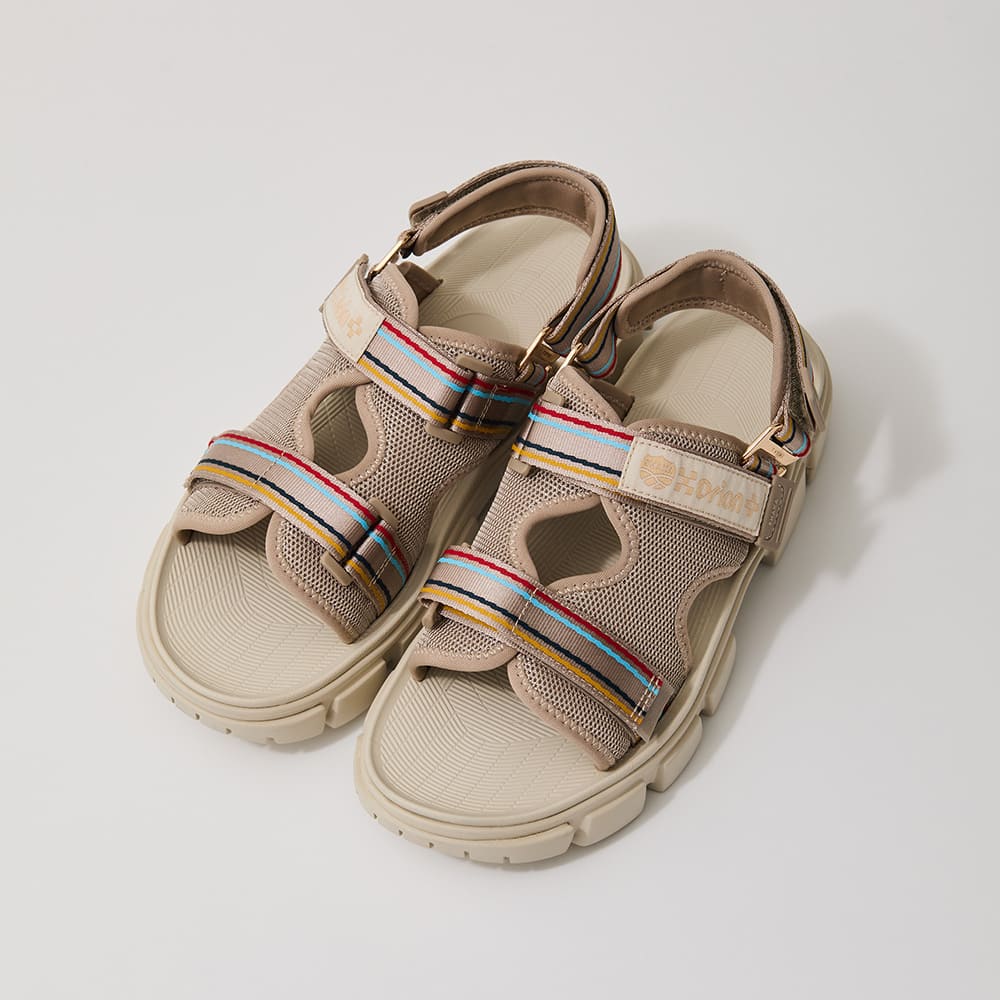 SHAKA×ORIONコラボサンダル CHILLOUT SF（SIZE：22cm〜28cm）カラー：TAUPE (全1色)