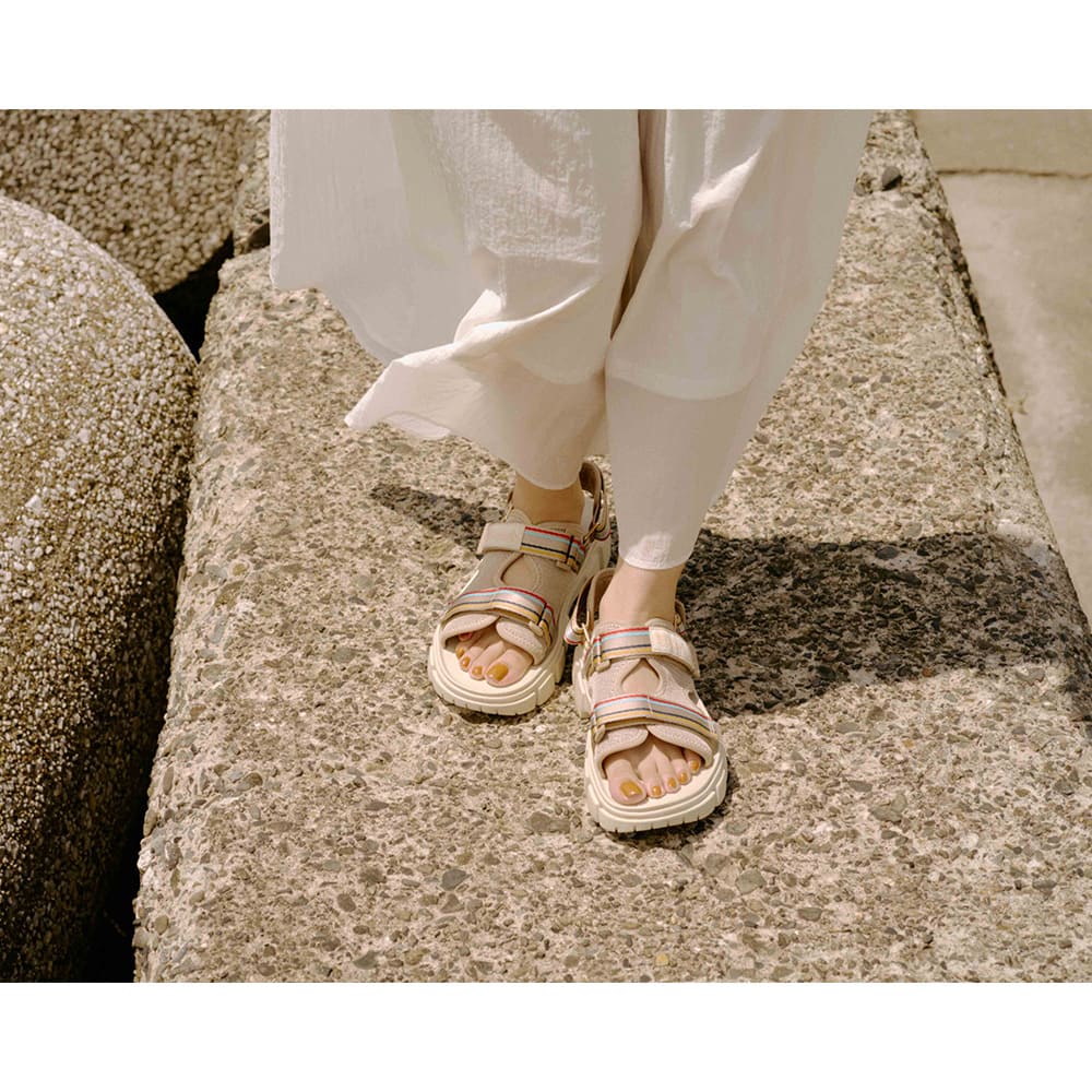 SHAKA×ORIONコラボサンダル CHILLOUT SF（SIZE：22cm〜28cm）カラー：TAUPE (全1色)