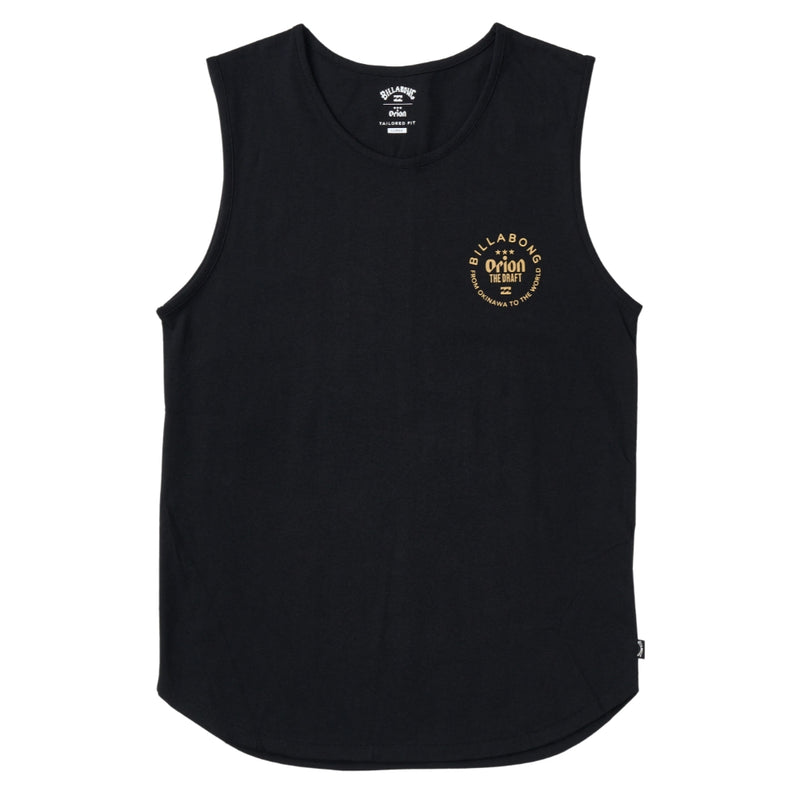 【BILLABONG × ORION】ORION THE DRAFT TANK　（カラー：BLACK）