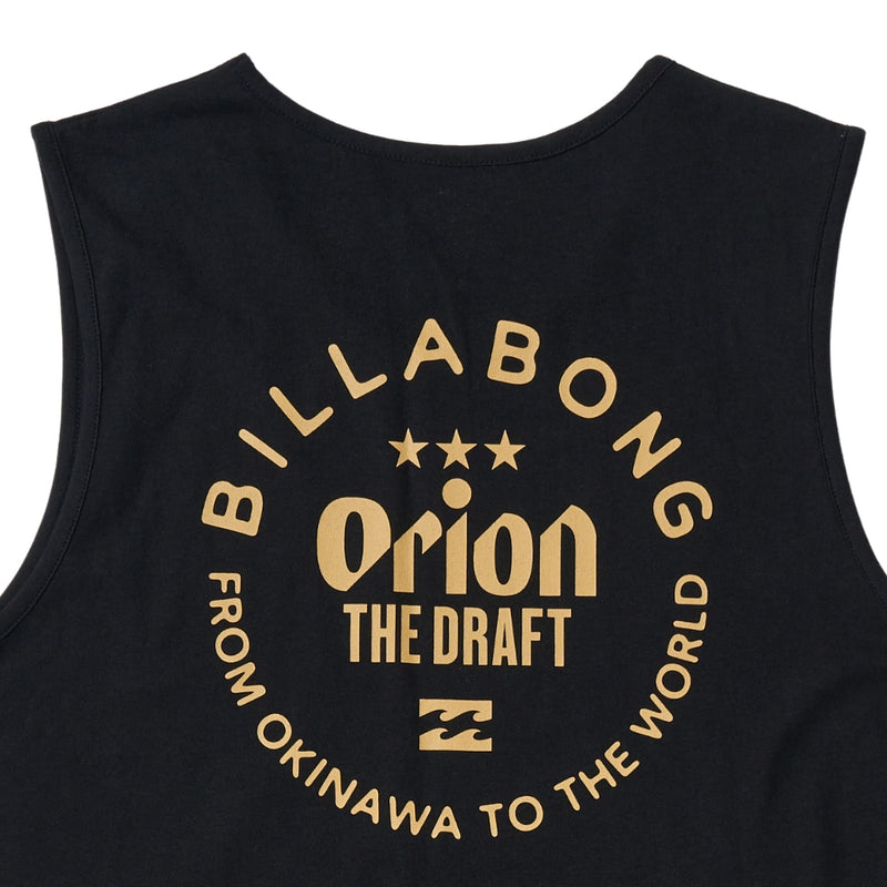 【BILLABONG × ORION】ORION THE DRAFT TANK　（カラー：BLACK）