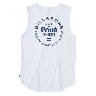 【BILLABONG × ORION】ORION THE DRAFT TANK　（カラー：WHITE）