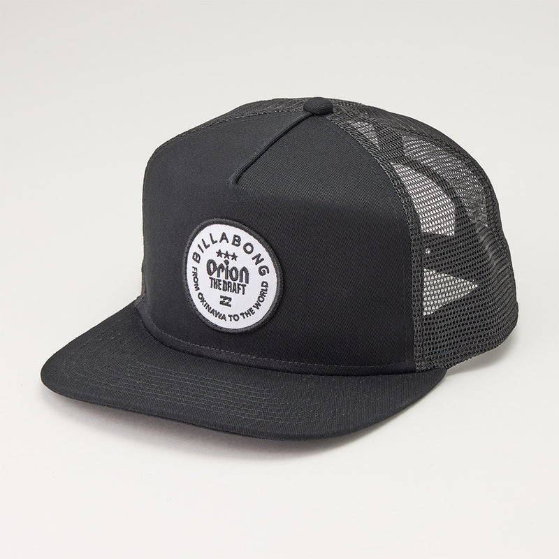 【BILLABONG × ORION】ORION THE DRAFT CAP　（カラー：BLACK）