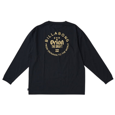 【BILLABONG × ORION】ORION THE DRAFT LS TEE（水陸両用モデル）　（カラー：BLACK）