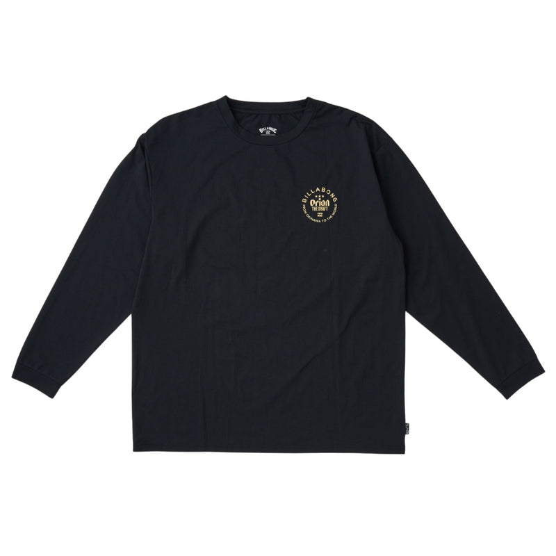 【BILLABONG × ORION】ORION THE DRAFT LS TEE（水陸両用モデル）　（カラー：BLACK）