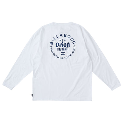 【BILLABONG × ORION】ORION THE DRAFT LS TEE（水陸両用モデル） （カラー：WHITE）