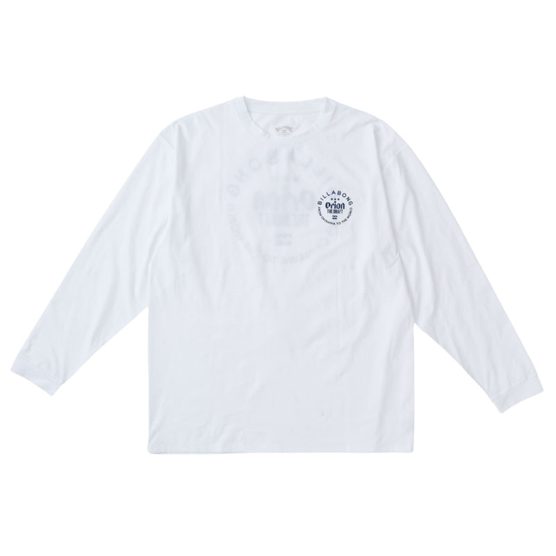 【BILLABONG × ORION】ORION THE DRAFT LS TEE（水陸両用モデル） （カラー：WHITE）