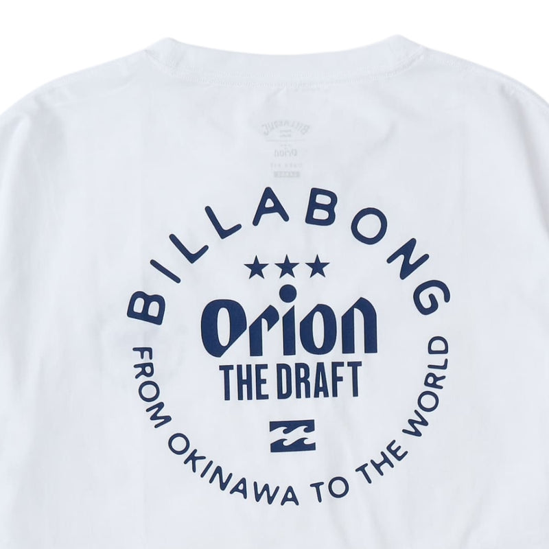 【BILLABONG × ORION】ORION THE DRAFT LS TEE（水陸両用モデル） （カラー：WHITE）