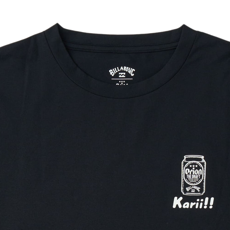 【BILLABONG × ORION】KARII TEE（水陸両用モデル）　（カラー：BLACK）