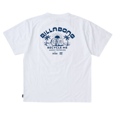 【BILLABONG × ORION】KARII TEE（水陸両用モデル）　（カラー：WHITE）