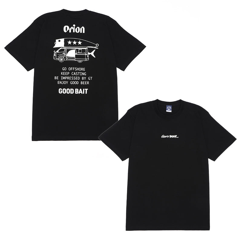 ORION×GOOD BAIT コラボTシャツ（カラー：ブラック）