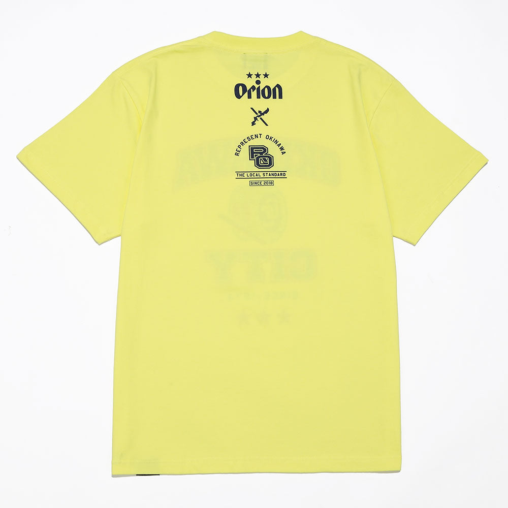 OKINAWA CITY Eisa Tシャツ 【ORION×REPRESENT OKINAWA】（カラー：ライトイエロー）