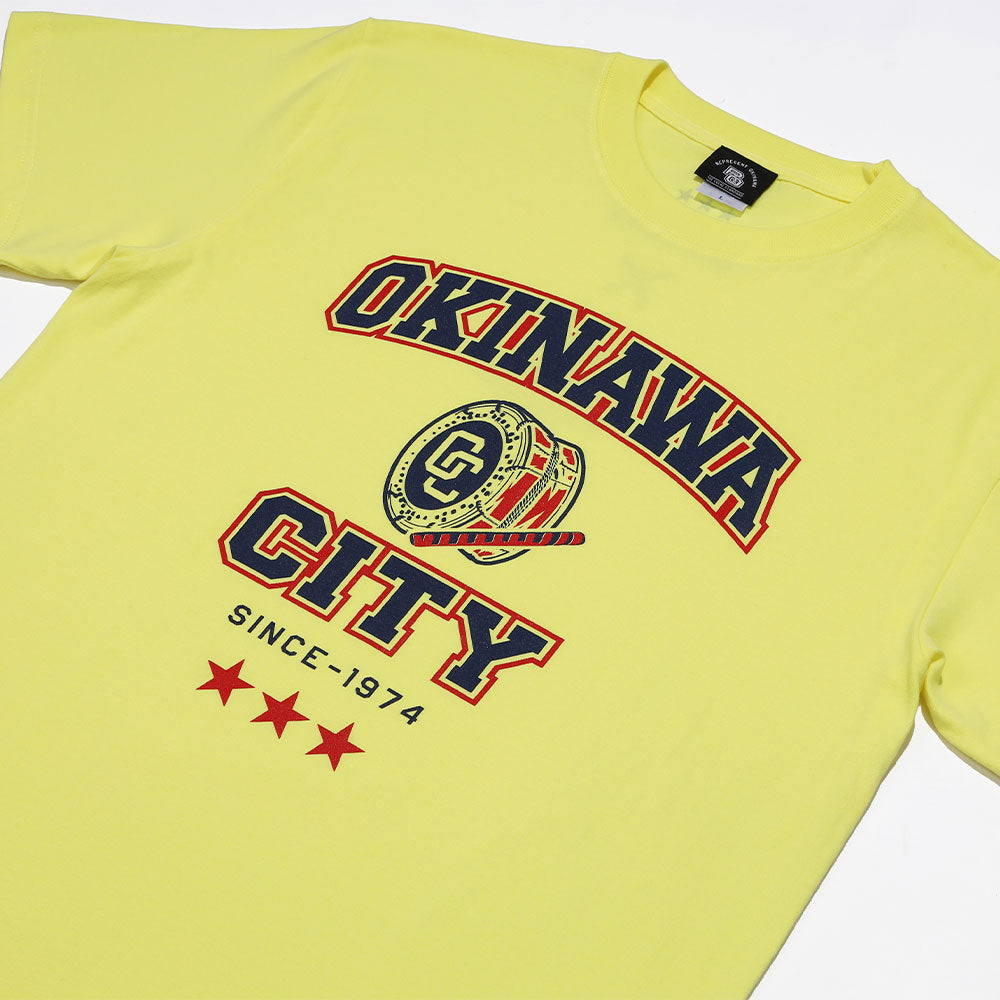 OKINAWA CITY Eisa Tシャツ 【ORION×REPRESENT OKINAWA】（カラー：ライトイエロー）