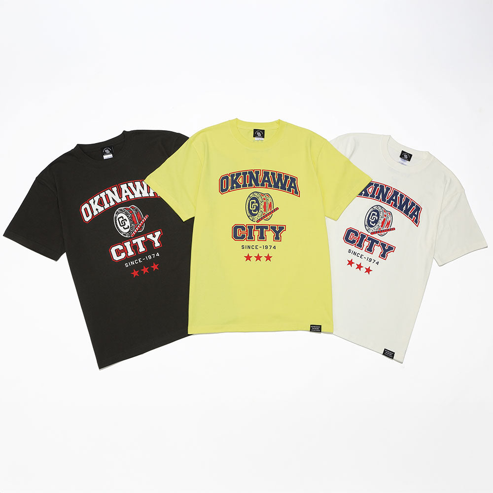 OKINAWA CITY Eisa Tシャツ 【ORION×REPRESENT OKINAWA】（カラー：ライトイエロー）