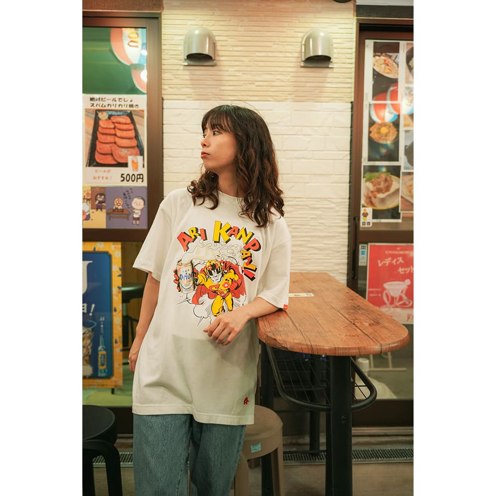 オリオン×スッパイマン　スッパイマンと乾杯Tシャツ
