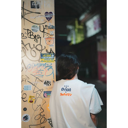 オリオン×スッパイマン　スッパイマンと乾杯Tシャツ