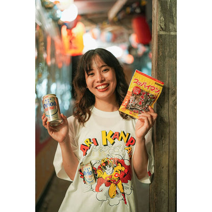 オリオン×スッパイマン　スッパイマンと乾杯Tシャツ