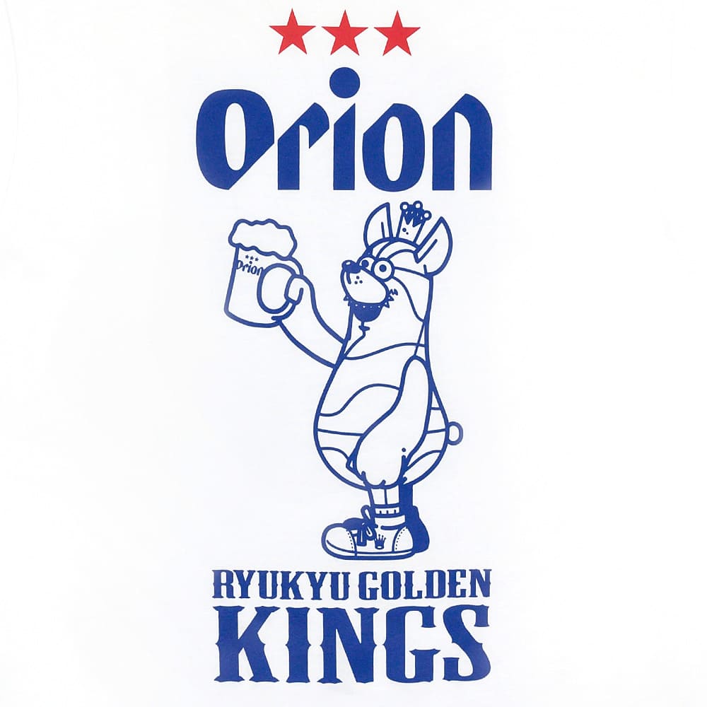 RYUKYU GOLDEN KINGS×Orion ロゴTシャツ