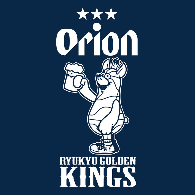 RYUKYU GOLDEN KINGS×Orion ロゴTシャツ