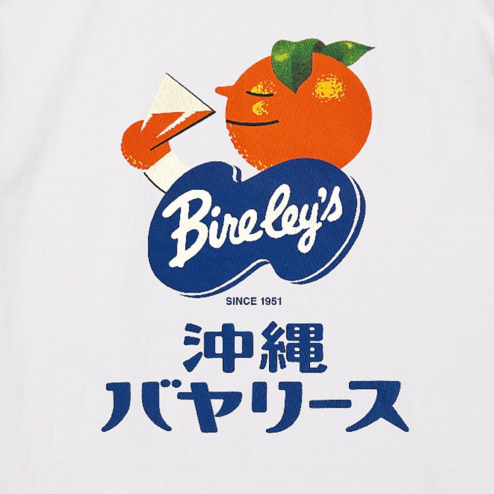 沖縄バヤリース　バヤ坊Tシャツ　WHITE　ホワイト　キッズ