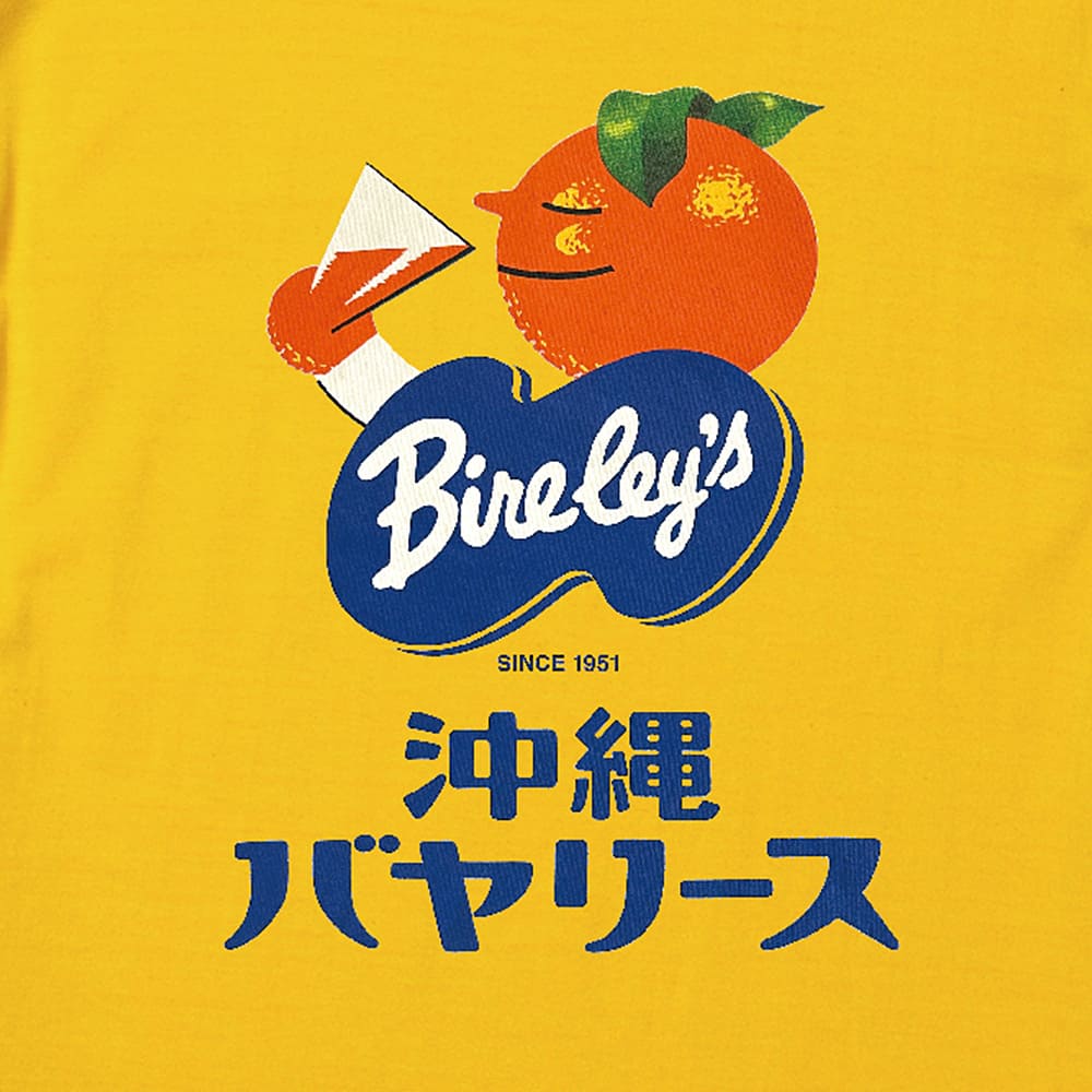 沖縄バヤリース　バヤ坊Tシャツ　YELLOW　イエロー