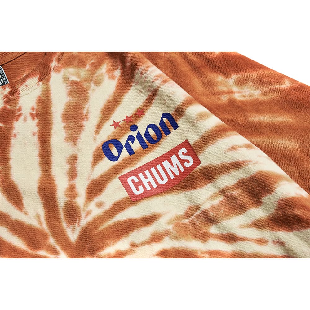 【ORION×CHUMS コラボ】OWYC24 ﾔﾝﾊﾞﾙｸｲﾅ ｶﾘｰ! ロングスリーブTシャツ  カラー：ブラウンタイダイ