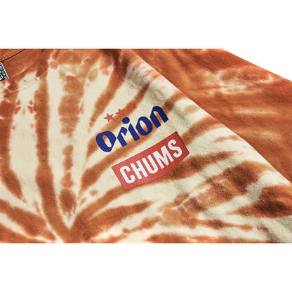 【ORION×CHUMS コラボ】OWYC24 ﾔﾝﾊﾞﾙｸｲﾅ ｶﾘｰ! ロングスリーブTシャツ  カラー：ブラウンタイダイ