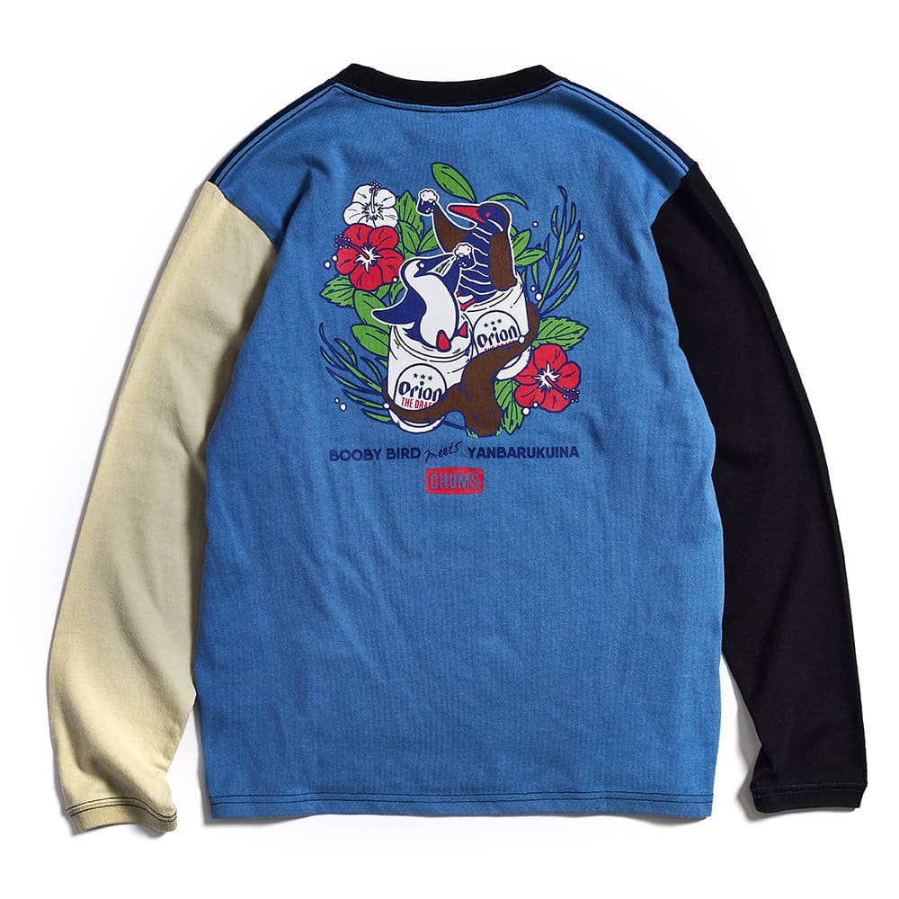 【ORION×CHUMS コラボ24秋】OWYC24 ﾔﾝﾊﾞﾙｸｲﾅ ｶﾘｰ! ロングスリーブTシャツ カラー：クレイジーカラー