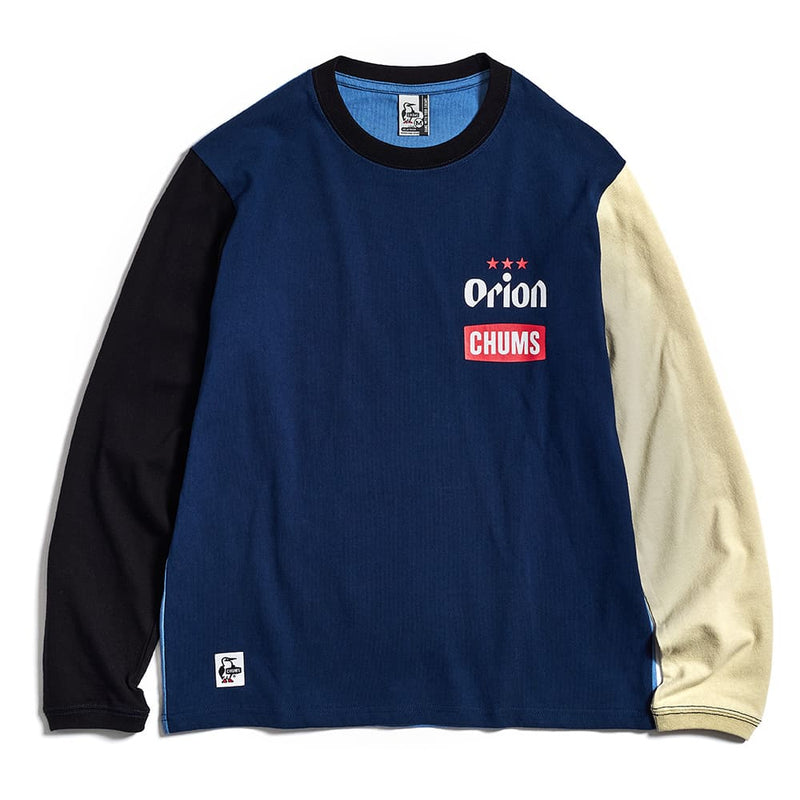 【ORION×CHUMS コラボ24秋】OWYC24 ﾔﾝﾊﾞﾙｸｲﾅ ｶﾘｰ! ロングスリーブTシャツ  カラー：クレイジーカラー