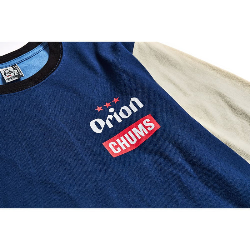 【ORION×CHUMS コラボ24秋】OWYC24 ﾔﾝﾊﾞﾙｸｲﾅ ｶﾘｰ! ロングスリーブTシャツ  カラー：クレイジーカラー