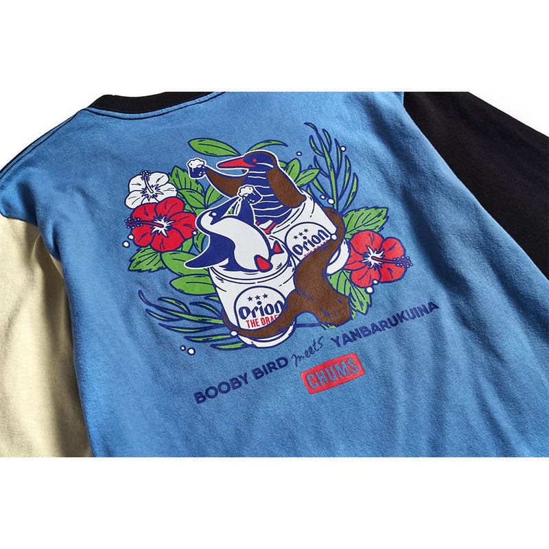 【ORION×CHUMS コラボ24秋】OWYC24 ﾔﾝﾊﾞﾙｸｲﾅ ｶﾘｰ! ロングスリーブTシャツ  カラー：クレイジーカラー