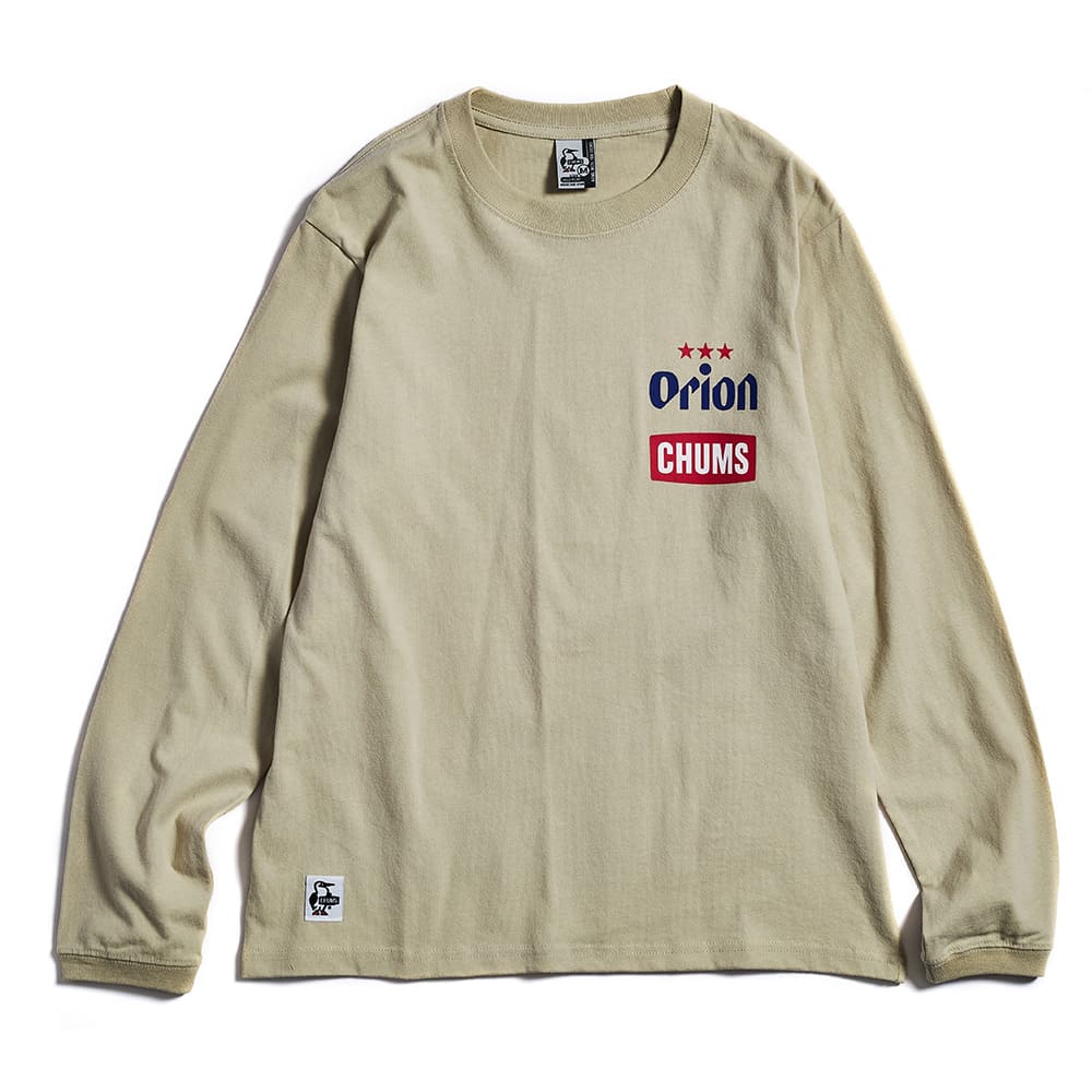 【ORION×CHUMS コラボ】OWYC24 ﾔﾝﾊﾞﾙｸｲﾅ ｶﾘｰ! ロングスリーブTシャツ  カラー：グレージュ