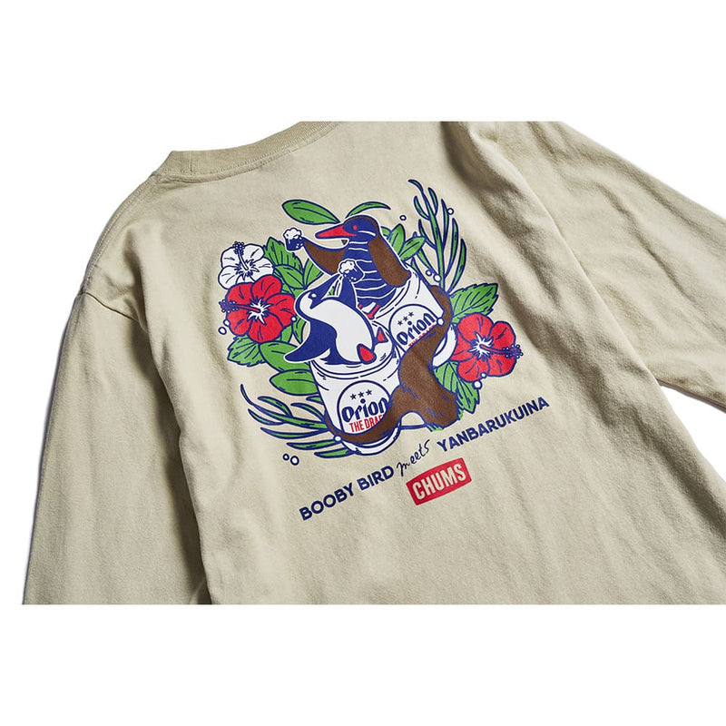 【ORION×CHUMS コラボ】OWYC24 ﾔﾝﾊﾞﾙｸｲﾅ ｶﾘｰ! ロングスリーブTシャツ  カラー：グレージュ