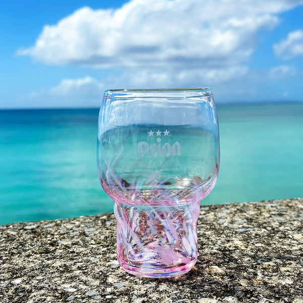 オリオンビール Orion beer 希少 ロゴ 琉球ガラス グラス 等 1式