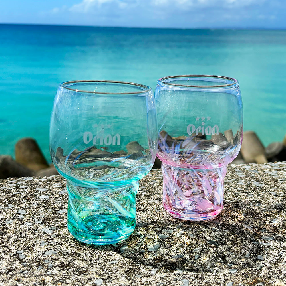 琉球ガラス -燈人（ともしびと）- IPAグラス （カラー：ライトラムネ