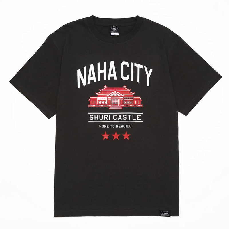 【11/18再入荷】NAHA CITY SHURI Tシャツ 【ORION×REPRESENT OKINAWA】（カラー：スミ）