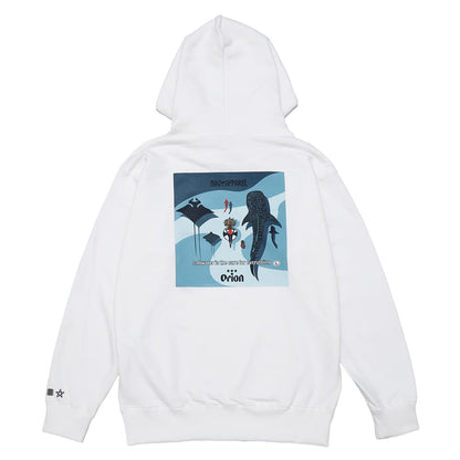 OKINWA SEA TRIP パーカー 【ORION×NAVY APPAREL】（カラー：ホワイト）