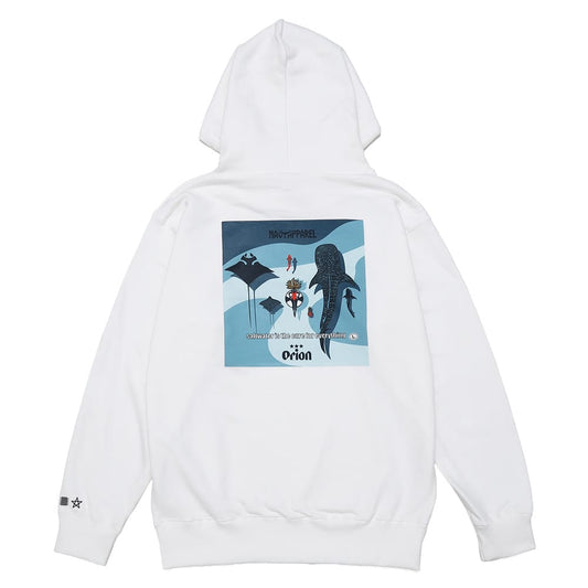 OKINWA SEA TRIP パーカー 【ORION×NAVY APPAREL】（カラー：ホワイト）