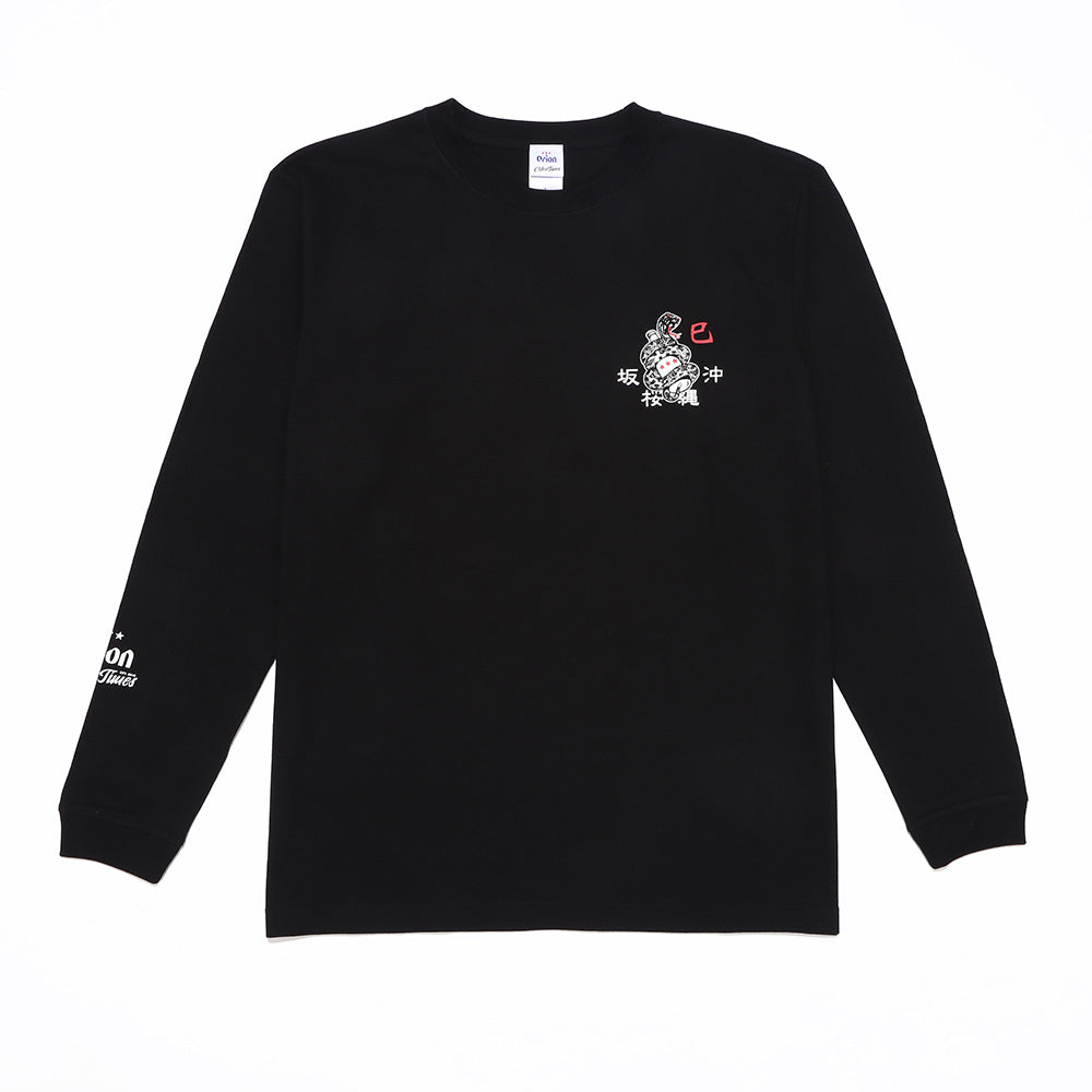【ORION×OLDENTIMES 25初売り】那覇桜坂ロングスリーブTシャツ　ブラック