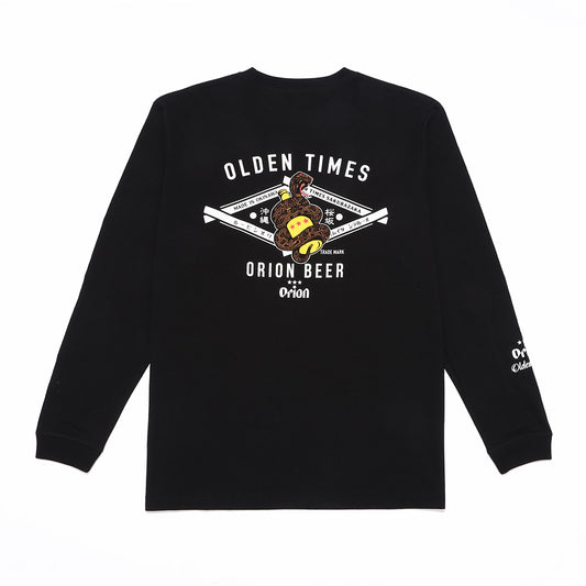 【ORION×OLDENTIMES 25初売り】那覇桜坂ロングスリーブTシャツ　ブラック
