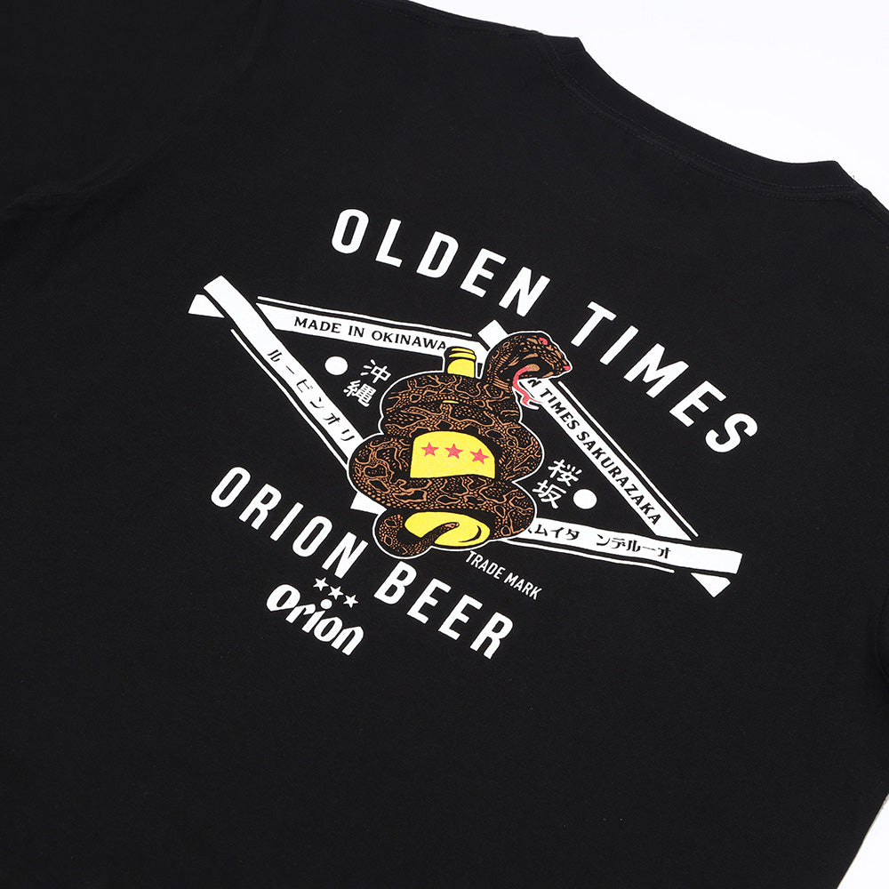 【ORION×OLDENTIMES 25初売り】那覇桜坂ロングスリーブTシャツ　ブラック