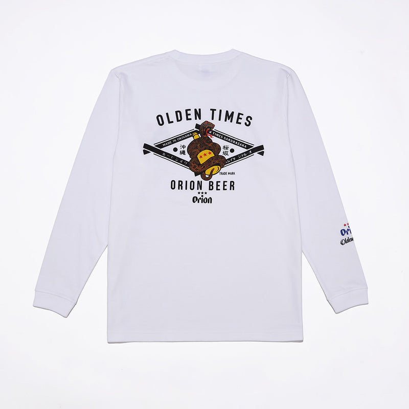 【ORION×OLDENTIMES 25初売り】那覇桜坂ロングスリーブTシャツ　ホワイト